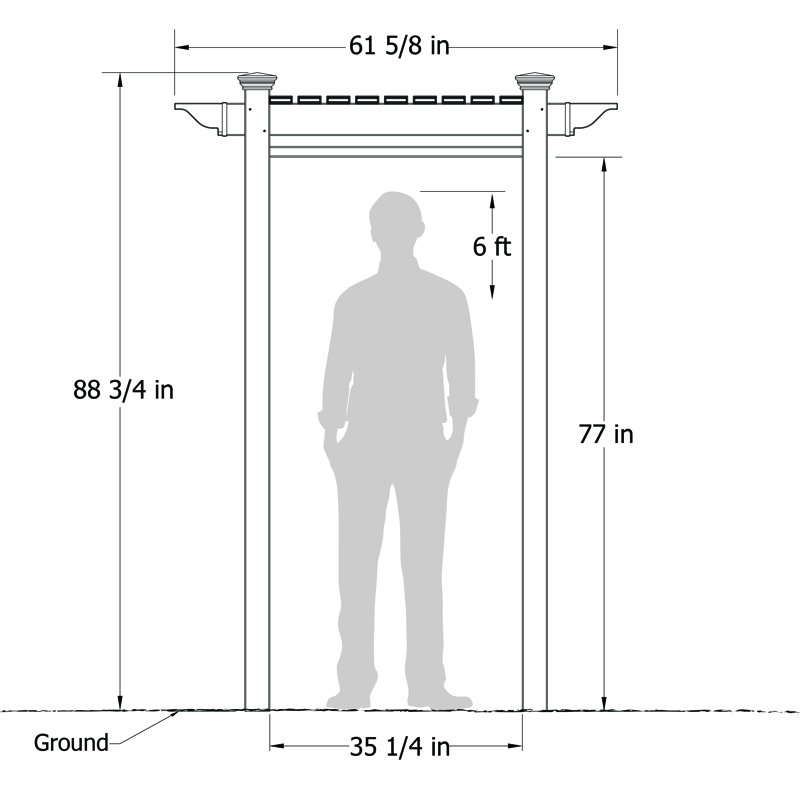 Zippity Outdoor Products Oceanside 88.75" H PVC/Vinyl Shower Enclosure
